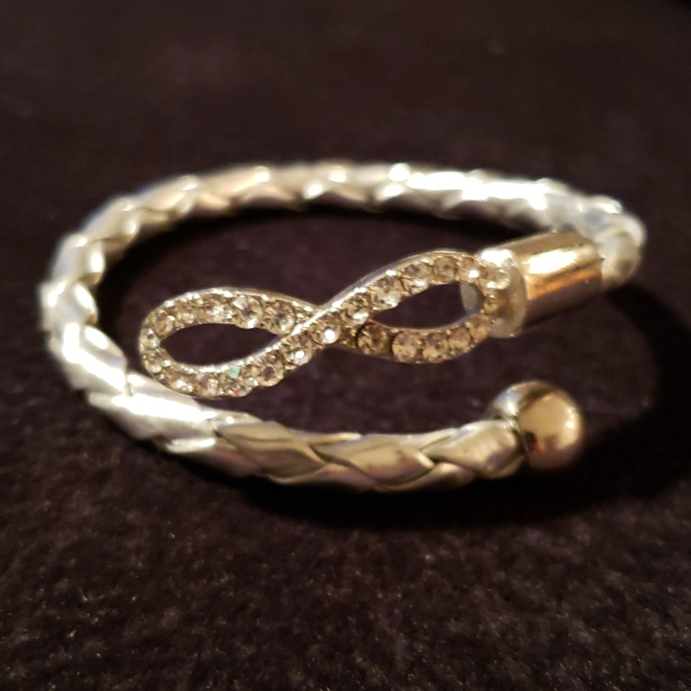 Rhinestone Bangle Bracelet